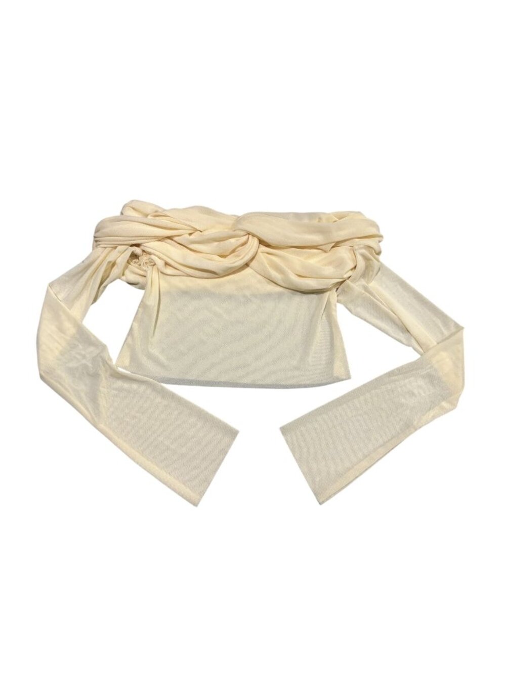 Natalie Rolt Charlotte Crop in Vanilla